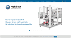 Desktop Screenshot of mohrbach.com