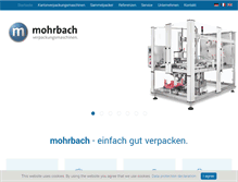 Tablet Screenshot of mohrbach.com